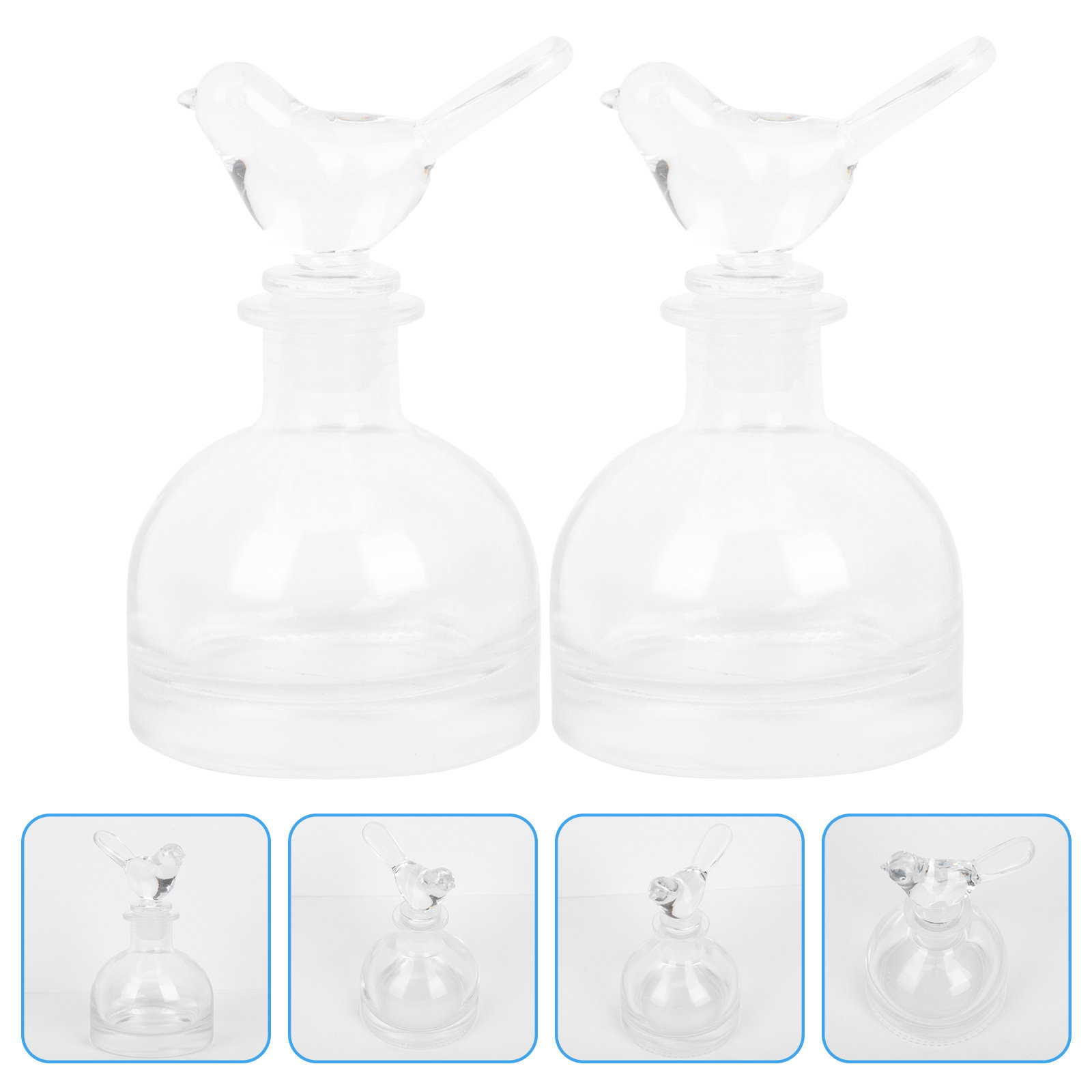 Perfume Home Fragrance - 2 Buah Botol Parfum Kaca Premium