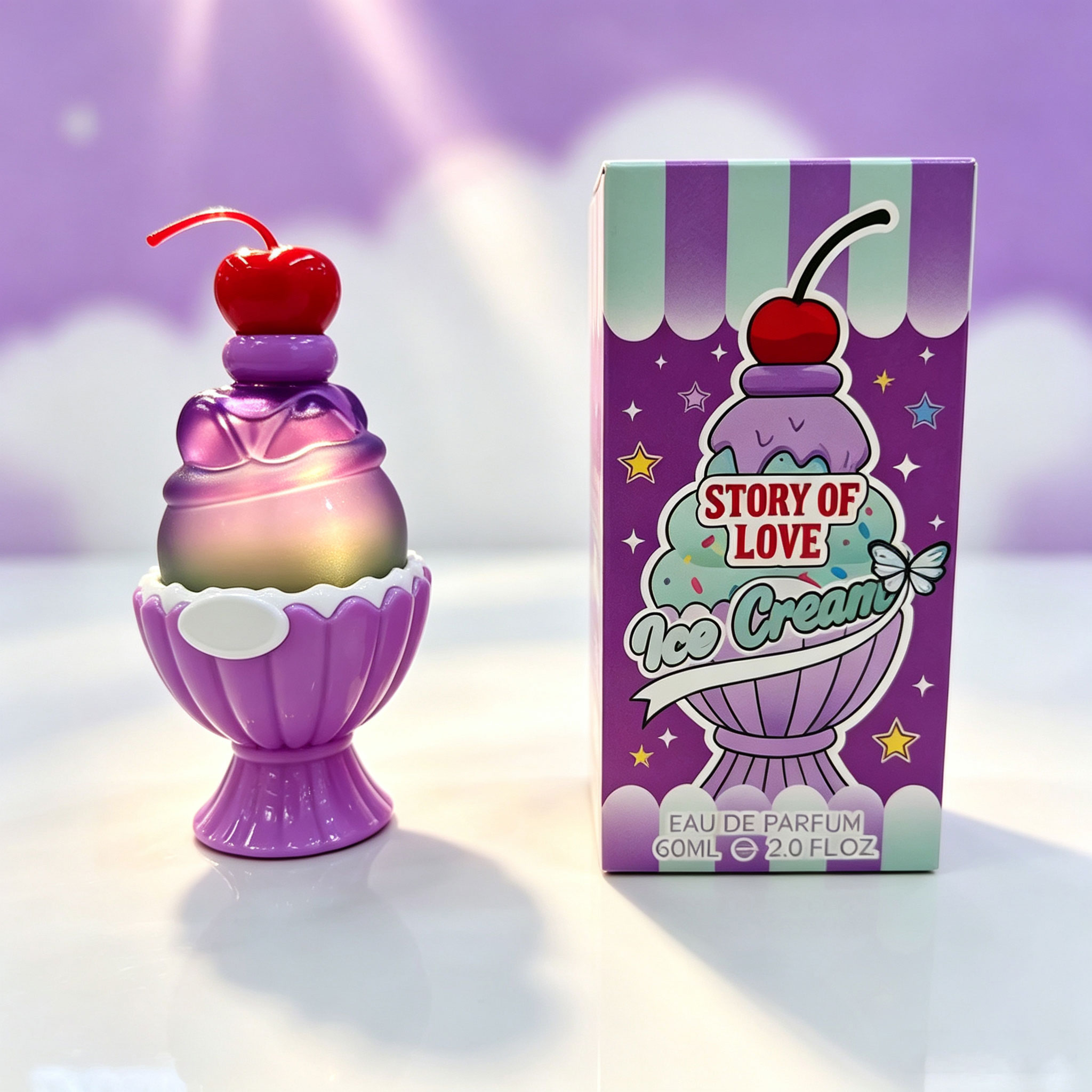 Perfume Fragrance For Girls - Eau De Parfum Berbentuk Es Krim