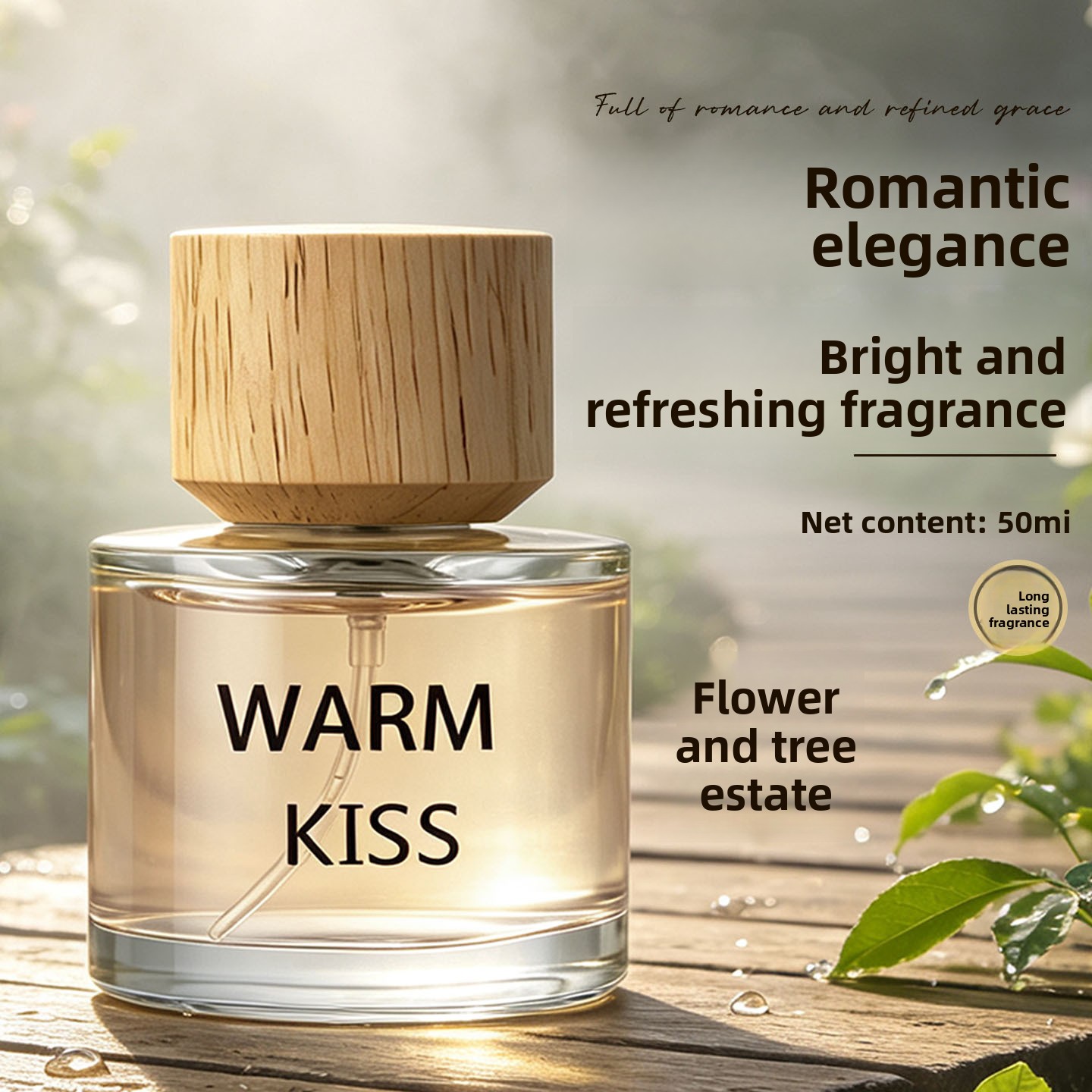 Eau De Parfum Women - WARM KISS Parfum Wanita Desain Tutup
