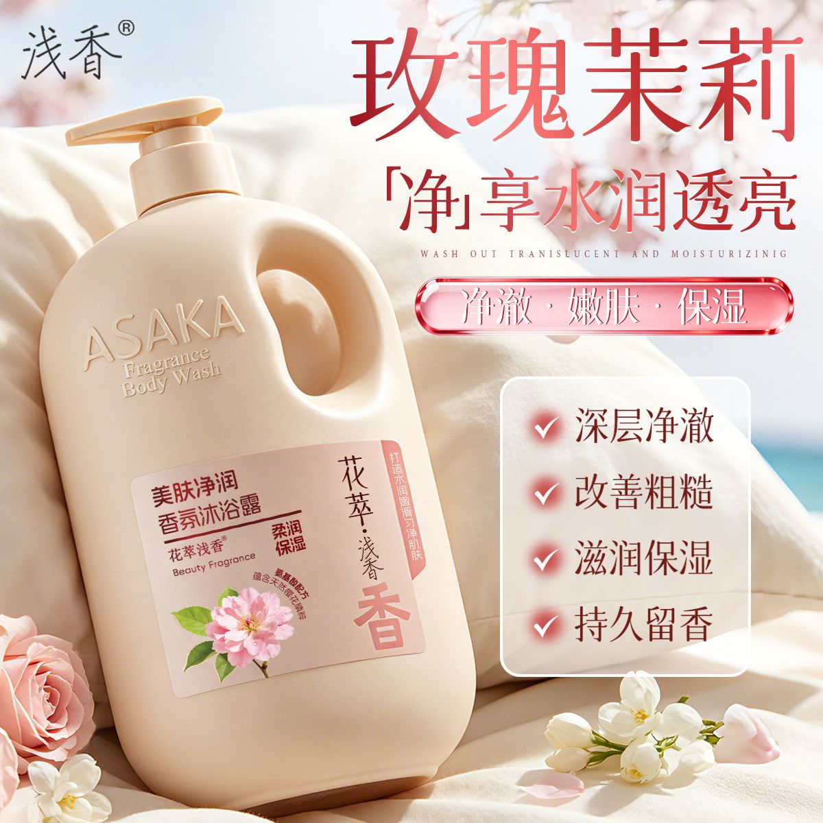 Perfume Fragrance Families - Gel Mandi Aroma Mawar Melati Ringan,